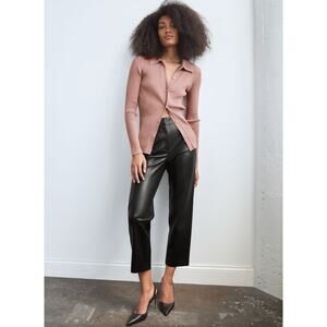 Babaton Command Pant Black Vegan Leather